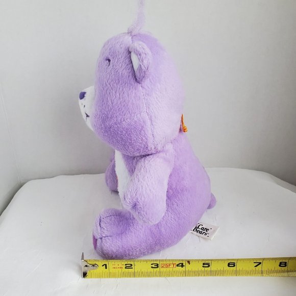 Care Bear Plush Harmony Bear by Nanco 2004 Purple 9 In Stuffed Animal Toy - Picture 9 of 12